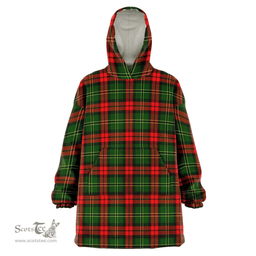 Scottish Blackstock Clan Tartan Oversized Blanket Hoodie - Classic Scottish Plaid Tartan Plaid