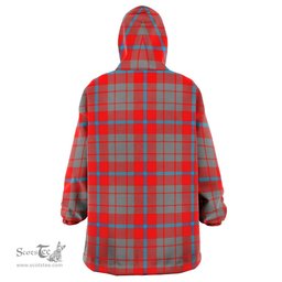 Scottish Moubray Clan Tartan Oversized Blanket Hoodie - Classic Scottish Plaid Tartan Plaid
