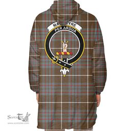Scottish MacIntyre Hunting Weathered Clan Tartan Oversized Blanket Hoodie - Crest Scottish Plaid Tartan Plaid