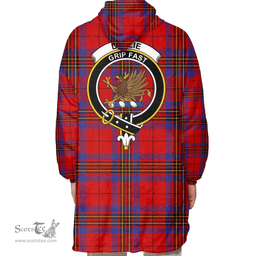 Scottish Leslie Modern Clan Tartan Oversized Blanket Hoodie - Crest Scottish Plaid Tartan Plaid