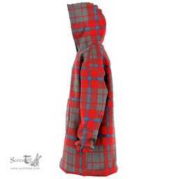 Scottish Moubray Clan Tartan Oversized Blanket Hoodie - Classic Scottish Plaid Tartan Plaid