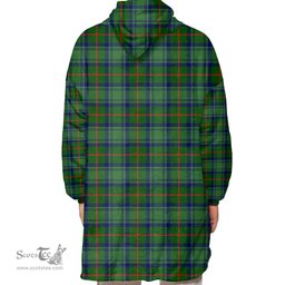 Scottish Cranstoun Clan Tartan Oversized Blanket Hoodie - Classic Scottish Plaid Tartan Plaid