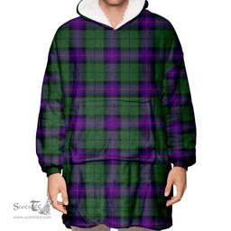 Scottish Armstrong Modern Clan Tartan Oversized Blanket Hoodie - Classic Scottish Plaid Tartan Plaid
