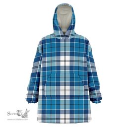 Scottish Roberton Clan Tartan Oversized Blanket Hoodie - Classic Scottish Plaid Tartan Plaid