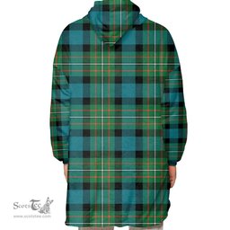 Scottish FERGUSON ANCIENT Clan Tartan Oversized Blanket Hoodie - Classic Scottish Plaid Tartan Plaid