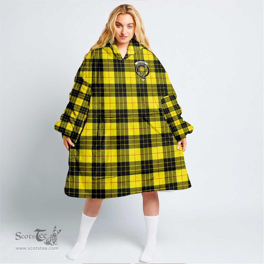 Scottish MacLeod of Lewis Modern Clan Tartan Oversized Blanket Hoodie - Crest Scottish Plaid Tartan Plaid