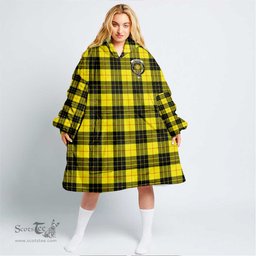 Scottish MacLeod of Lewis Modern Clan Tartan Oversized Blanket Hoodie - Crest Scottish Plaid Tartan Plaid