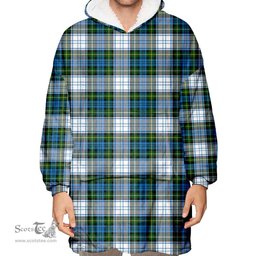 Scottish Campbell Dress Ancient Clan Tartan Oversized Blanket Hoodie - Classic Scottish Plaid Tartan Plaid