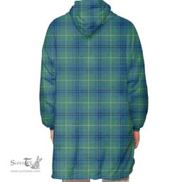 Scottish Oliphant Ancient Clan Tartan Oversized Blanket Hoodie - Classic Scottish Plaid Tartan Plaid