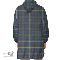 Scottish Campbell Argyll Modern Clan Tartan Oversized Blanket Hoodie - Classic Scottish Plaid Tartan Plaid