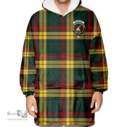 Scottish MacMillan Old Modern Clan Tartan Oversized Blanket Hoodie - Crest Scottish Plaid Tartan Plaid