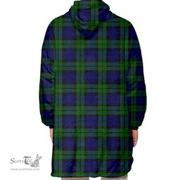 Scottish Campbell Modern Clan Tartan Oversized Blanket Hoodie - Classic Scottish Plaid Tartan Plaid