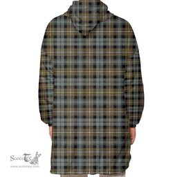 Scottish Campbell Argyll Weathered Clan Tartan Oversized Blanket Hoodie - Classic Scottish Plaid Tartan Plaid