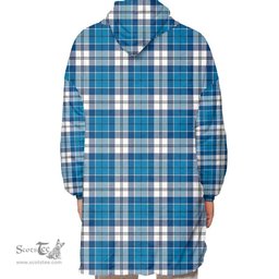Scottish Roberton Clan Tartan Oversized Blanket Hoodie - Classic Scottish Plaid Tartan Plaid