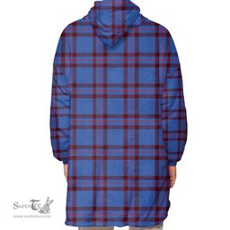 Scottish Elliot Modern Clan Tartan Oversized Blanket Hoodie - Classic Scottish Plaid Tartan Plaid
