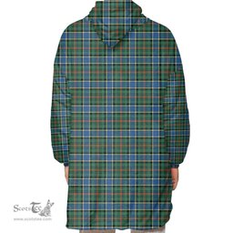 Scottish Ogilvie Hunting Modern Clan Tartan Oversized Blanket Hoodie - Classic Scottish Plaid Tartan Plaid