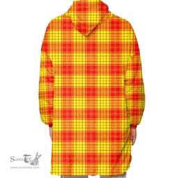 Scottish MacLeod of Raasay Clan Tartan Oversized Blanket Hoodie - Classic Scottish Plaid Tartan Plaid