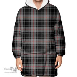 Scottish Moffat Modern Clan Tartan Oversized Blanket Hoodie - Classic Scottish Plaid Tartan Plaid