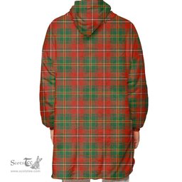 Scottish Hay Ancient Clan Tartan Oversized Blanket Hoodie - Classic Scottish Plaid Tartan Plaid