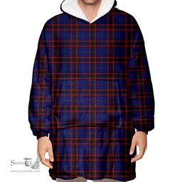 Scottish Home Modern Clan Tartan Oversized Blanket Hoodie - Classic Scottish Plaid Tartan Plaid