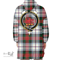 Scottish MacDuff Dress Modern Clan Tartan Oversized Blanket Hoodie - Crest Scottish Plaid Tartan Plaid