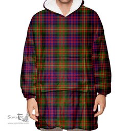 Scottish Carnegie Modern Clan Tartan Oversized Blanket Hoodie - Classic Scottish Plaid Tartan Plaid