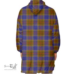 Scottish Balfour Modern Clan Tartan Oversized Blanket Hoodie - Classic Scottish Plaid Tartan Plaid