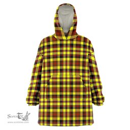 Scottish Jardine Clan Tartan Oversized Blanket Hoodie - Classic Scottish Plaid Tartan Plaid