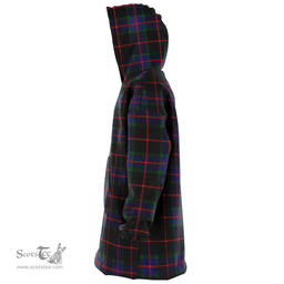 Scottish Nairn Clan Tartan Oversized Blanket Hoodie - Classic Scottish Plaid Tartan Plaid