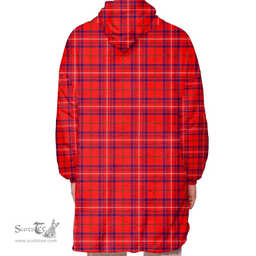 Scottish Rose Modern Clan Tartan Oversized Blanket Hoodie - Classic Scottish Plaid Tartan Plaid