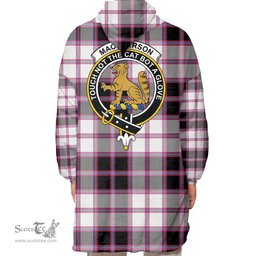 Scottish MacPherson Hunting Modern Clan Tartan Oversized Blanket Hoodie - Crest Scottish Plaid Tartan Plaid