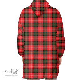 Scottish Nesbitt Modern Clan Tartan Oversized Blanket Hoodie - Classic Scottish Plaid Tartan Plaid