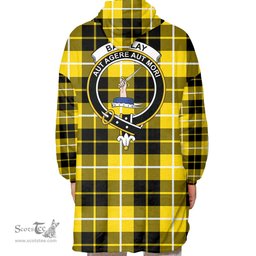Scottish Barclay Dress Modern Clan Tartan Oversized Blanket Hoodie - Crest Scottish Plaid Tartan Plaid
