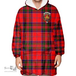 Scottish MacGillivray Modern Clan Tartan Oversized Blanket Hoodie - Crest Scottish Plaid Tartan Plaid