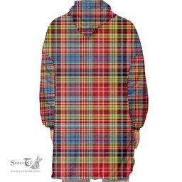 Scottish Drummond of Strathallan Clan Tartan Oversized Blanket Hoodie - Classic Scottish Plaid Tartan Plaid