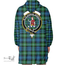 Scottish Lyon Clan Clan Tartan Oversized Blanket Hoodie - Crest Scottish Plaid Tartan Plaid
