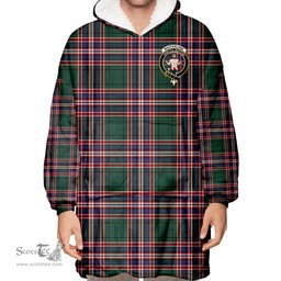 Scottish MacFarlane Hunting Modern Clan Tartan Oversized Blanket Hoodie - Crest Scottish Plaid Tartan Plaid