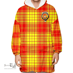Scottish MacMillan Clan Clan Tartan Oversized Blanket Hoodie - Crest Scottish Plaid Tartan Plaid