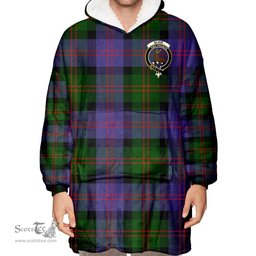 Scottish Blair Modern Clan Tartan Oversized Blanket Hoodie - Crest Scottish Plaid Tartan Plaid
