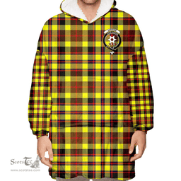 Scottish Jardine Clan Tartan Oversized Blanket Hoodie - Crest Scottish Plaid Tartan Plaid