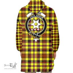 Scottish Jardine Clan Tartan Oversized Blanket Hoodie - Crest Scottish Plaid Tartan Plaid
