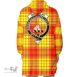Scottish MacMillan Clan Clan Tartan Oversized Blanket Hoodie - Crest Scottish Plaid Tartan Plaid