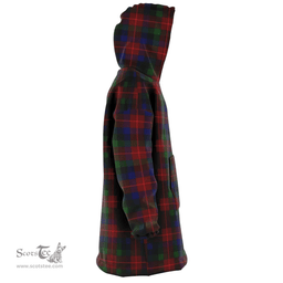 Scottish Tennant Clan Tartan Oversized Blanket Hoodie - Classic Scottish Plaid Tartan Plaid