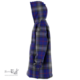 Scottish Kinnaird Clan Tartan Oversized Blanket Hoodie - Classic Scottish Plaid Tartan Plaid
