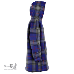 Scottish Kinnaird Clan Tartan Oversized Blanket Hoodie - Classic Scottish Plaid Tartan Plaid