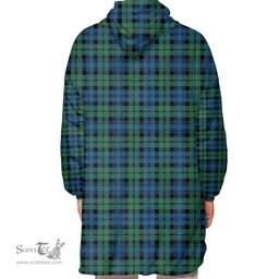 Scottish Campbell Ancient 02 Clan Tartan Oversized Blanket Hoodie - Classic Scottish Plaid Tartan Plaid