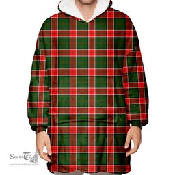 Scottish Pollock Modern Clan Tartan Oversized Blanket Hoodie - Classic Scottish Plaid Tartan Plaid