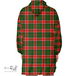 Scottish Pollock Modern Clan Tartan Oversized Blanket Hoodie - Classic Scottish Plaid Tartan Plaid