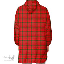 Scottish MacDonnell of Keppoch Modern Clan Tartan Oversized Blanket Hoodie - Classic Scottish Plaid Tartan Plaid