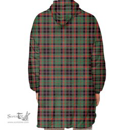 Scottish Cumming Hunting Ancient Clan Tartan Oversized Blanket Hoodie - Classic Scottish Plaid Tartan Plaid
